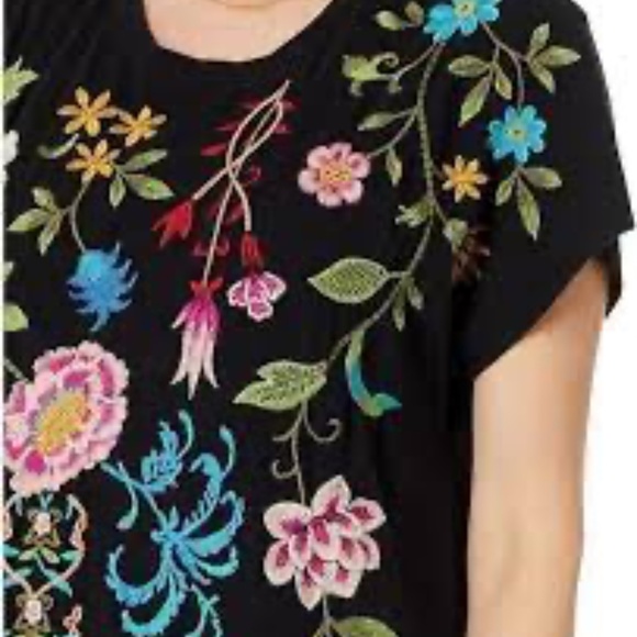 NWT Johnny Was SHERI RELAXED KNIT DRESS BLACK - Picture 7 of 8